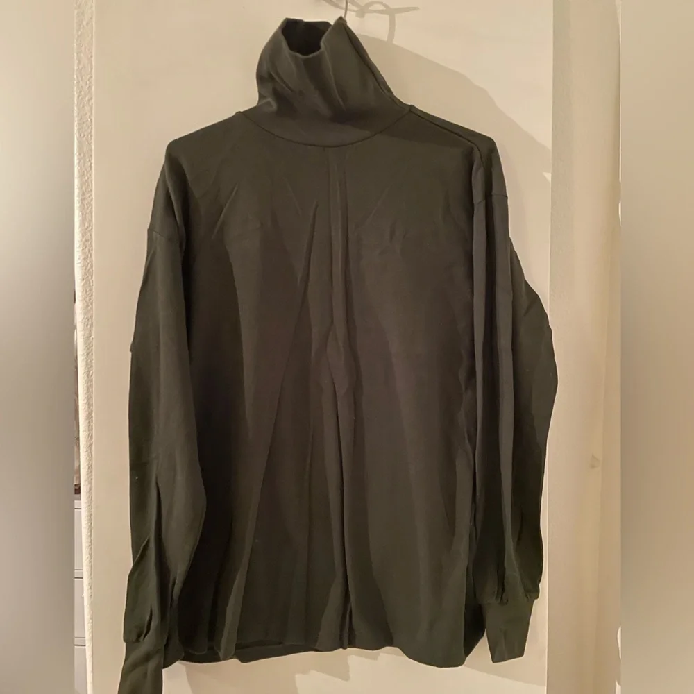St.John’s Bay Cotton Turtleneck Sweater Olive Green